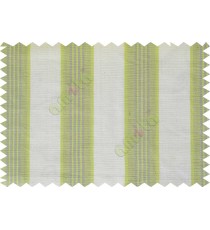 Lime green white equal stripes main cotton curtain designs